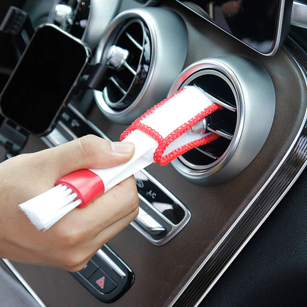 Double Ended Car Cleaning Brush Air Conditioner Vent Slit Clean Brush Detailing Dust Removal Blinds Keyboard Duster Brush
Double Ended Car Cleaning Brush Air Conditioner Vent Slit Clean Brush Detailing Dust Removal Blinds Keyboard Duster Brush
