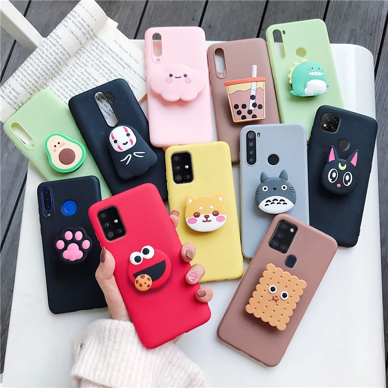 Cute silicone cartoon phone holder case for samsung galaxy a51 a71 a52 a72 a31 a11 a41 m51 m31 a21s stand soft cover
Cute silicone cartoon phone holder case for samsung galaxy a51 a71 a52 a72 a31 a11 a41 m51 m31 a21s stand soft cover
