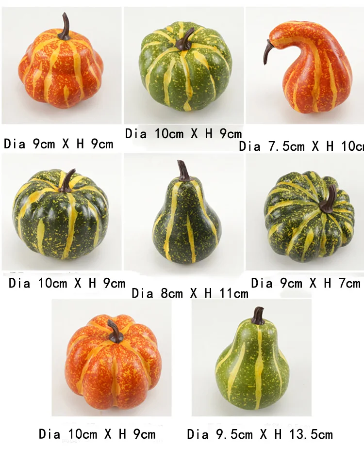 8pcs Foam Artificial Pumpkin Decorations Artificial Vegetables Farmhouse Decor Halloween Halloween Pumpkin DEC575
8pcs Foam Artificial Pumpkin Decorations Artificial Vegetables Farmhouse Decor Halloween Halloween Pumpkin DEC575