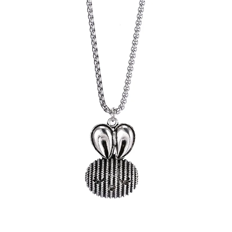 Korean Version of The New Rabbit Necklace Hip-hop Pendant Men's Tide Cool Handsome Hundred Sweater Stainless Steel Chain Jewelry
Korean Version of The New Rabbit Necklace Hip-hop Pendant Men's Tide Cool Handsome Hundred Sweater Stainless Steel Chain Jewelry