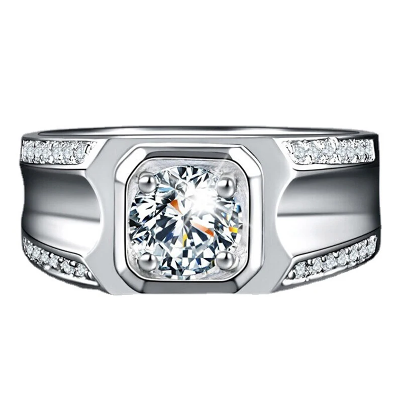 925 Sterling Silver Ring Men's Luxury Elegant Exquisite Wedding Multi-diamond Proposal Couple Fashion Gift Original Design
925 Sterling Silver Ring Men's Luxury Elegant Exquisite Wedding Multi-diamond Proposal Couple Fashion Gift Original Design