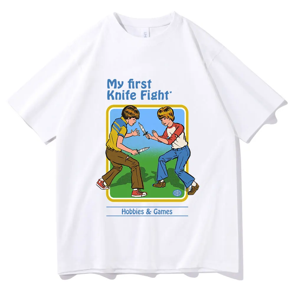 Let's Summon Demons Graphic Tshirt My First Knife Fight T Shirts Men Women Fashion Harajuku Funny Tees Novelty Man Loose T-shirt
Let's Summon Demons Graphic Tshirt My First Knife Fight T Shirts Men Women Fashion Harajuku Funny Tees Novelty Man Loose T-shirt