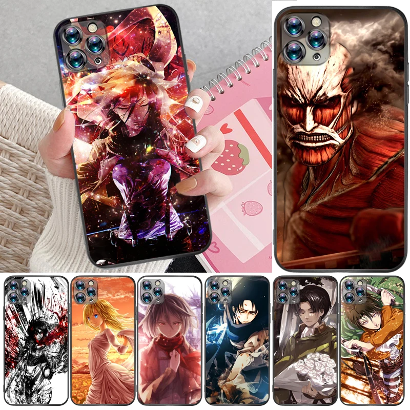 Attack On Titan Mikasa Ackerman Eren Jager Armin Arlert Levi Phone Case For iPhone 11 Pro Max Cases Funda Carcasa Coque
Attack On Titan Mikasa Ackerman Eren Jager Armin Arlert Levi Phone Case For iPhone 11 Pro Max Cases Funda Carcasa Coque