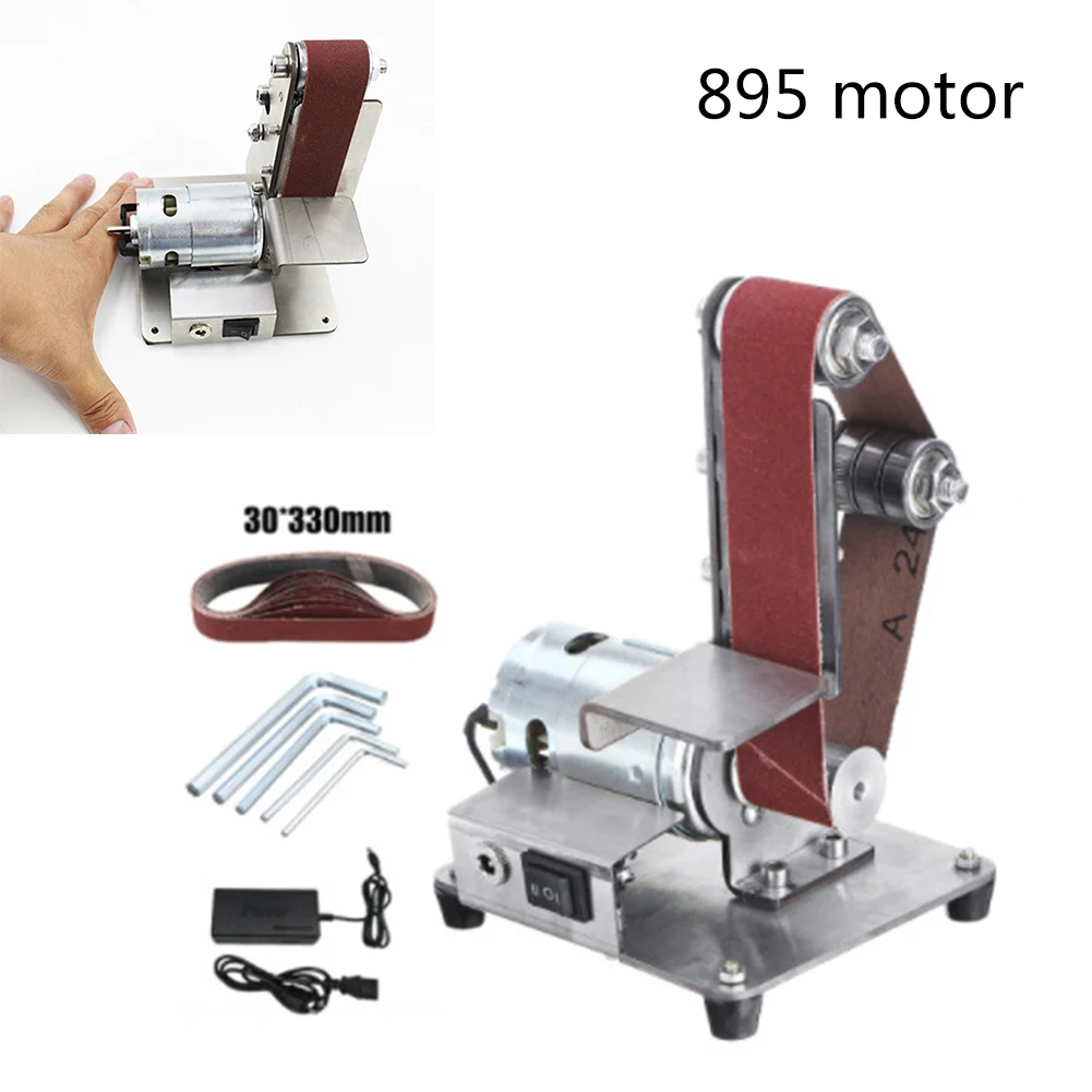 Multifunctional Belt Sander Grinder Electric Mini Polishing Attachment Dustproof
Multifunctional Belt Sander Grinder Electric Mini Polishing Attachment Dustproof