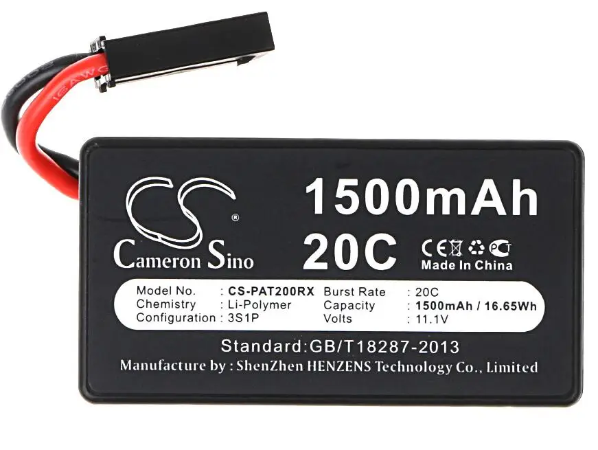 Аккумулятор cameron sino 1500 мАч для PARROT AR.Drone 1,0 2,0 HD RC Hobby battery 
Аккумулятор cameron sino 1500 мАч для PARROT AR.Drone 1,0 2,0 HD RC Hobby battery