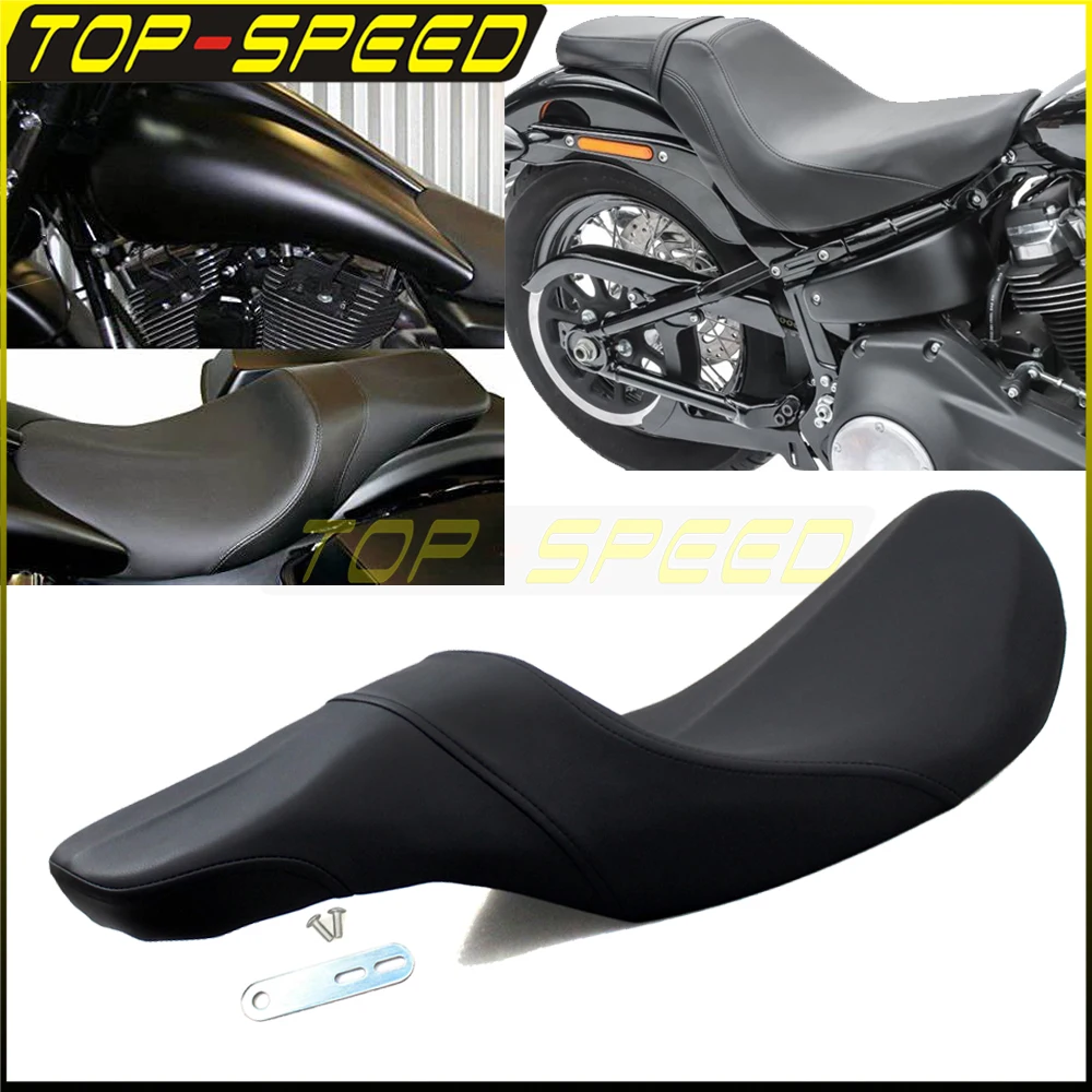 Black Driver Rear Passenger Leather Two Up Seat Motorcycle For Harley Touring Road King Electra/Street/Road/Tri Glide FLHR FLHT
Black Driver Rear Passenger Leather Two Up Seat Motorcycle For Harley Touring Road King Electra/Street/Road/Tri Glide FLHR FLHT