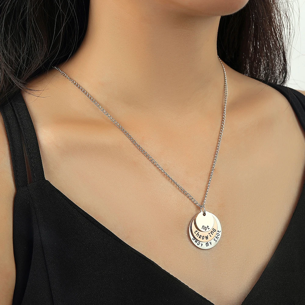 Harong Hamilton Music Show Necklaces Women Jewelry Not Throwing Away My Shot Charm Necklace Pendant Best Friends Musical Gifts
Harong Hamilton Music Show Necklaces Women Jewelry Not Throwing Away My Shot Charm Necklace Pendant Best Friends Musical Gifts