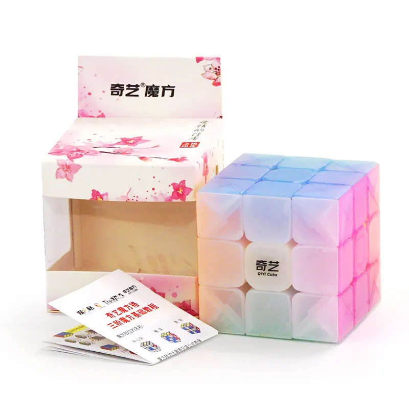 

Qiyi 3x3 Cubo Magico Speed Toy Professional Game Adult Children Education Puzzle Gift Brain Teaser Plastic Beautiful Magic Cube