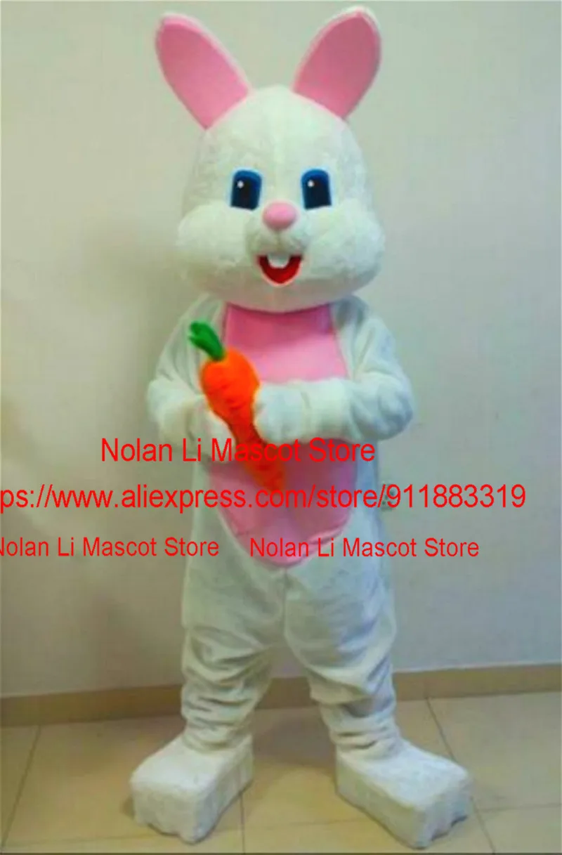 

Новый костюм-талисман в виде кролика, мультяшный комплект для косплея, для взрослых, для дня рождения, вечеринки, рекламы, карнавала, Хэллоуина, Рождества, Пасхи 1131