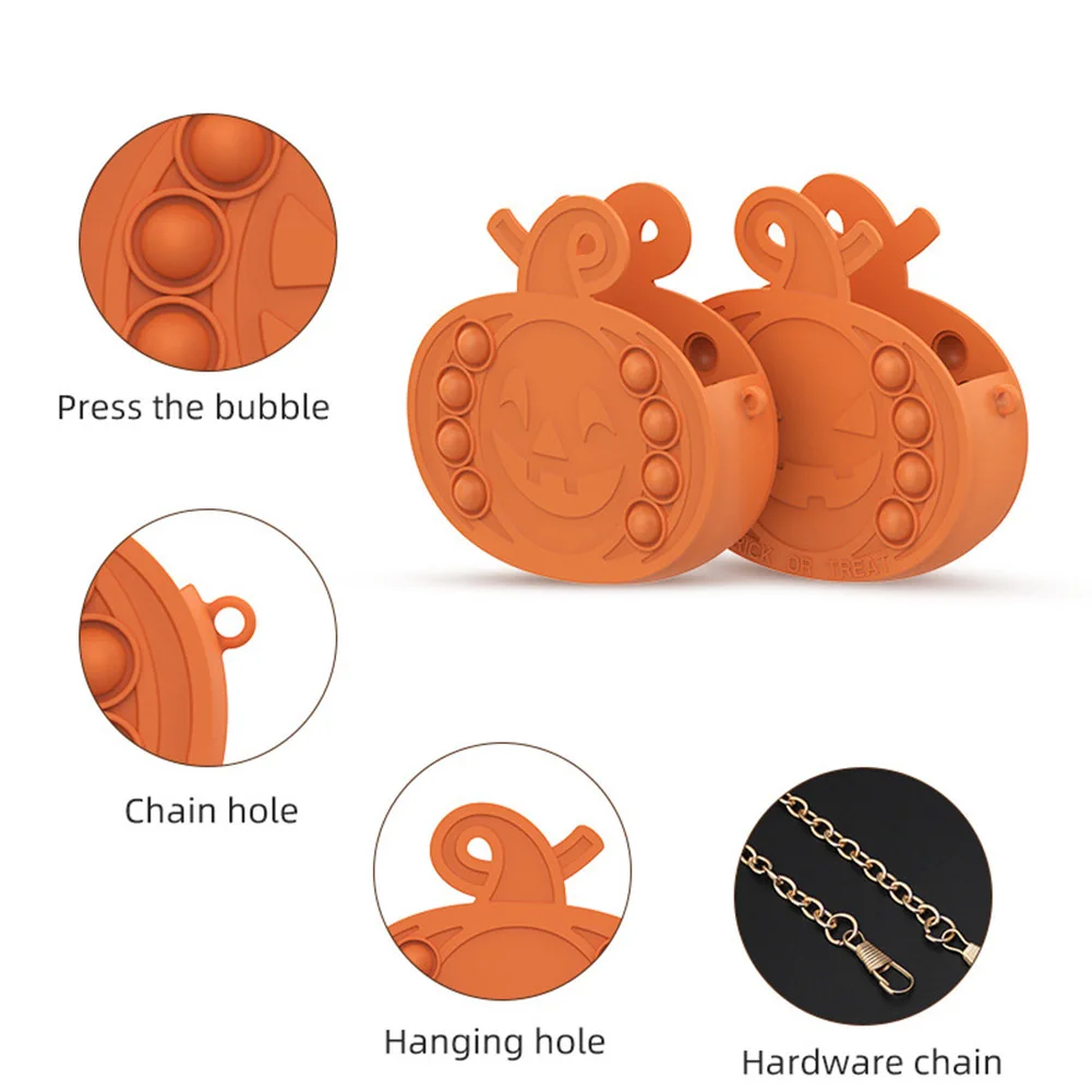 Сумка для хранения конфет на Хэллоуин, подарок для детей, антистрессовая тыква, пузырьковый кошелек для Хэллоуина, нажимная карманная сумка
Сумка для хранения конфет на Хэллоуин, подарок для детей, антистрессовая тыква, пузырьковый кошелек для Хэллоуина, нажимная карманная сумка