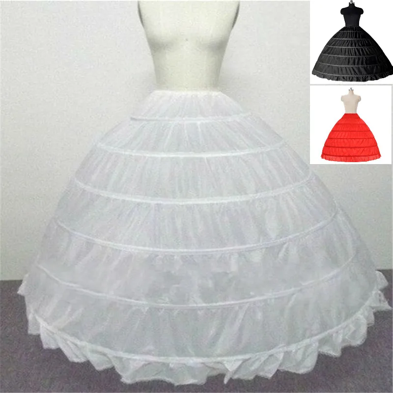 Petticoat Long 6 Hoops Underskirt Ball Gown Bridal Petticoat White Slips Underwear Crinoline Wedding Dress Cosplay 9Colors
Petticoat Long 6 Hoops Underskirt Ball Gown Bridal Petticoat White Slips Underwear Crinoline Wedding Dress Cosplay 9Colors