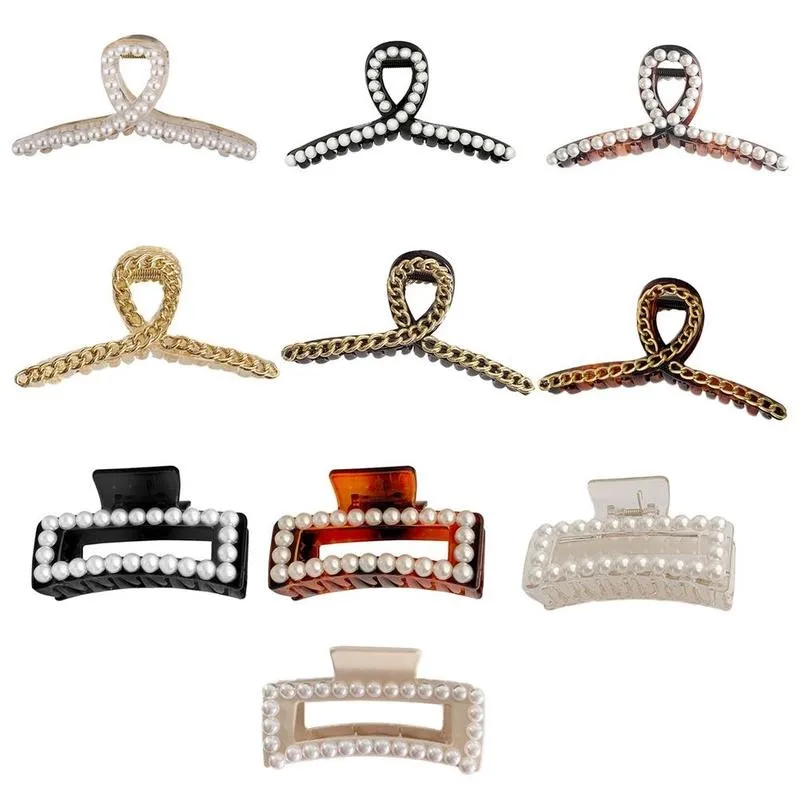 2020 New Vintage Faux Pearl Jaw Clip Hair Claw Hairpin Hair Clip Clamp Barrettes For Women Girls
2020 New Vintage Faux Pearl Jaw Clip Hair Claw Hairpin Hair Clip Clamp Barrettes For Women Girls