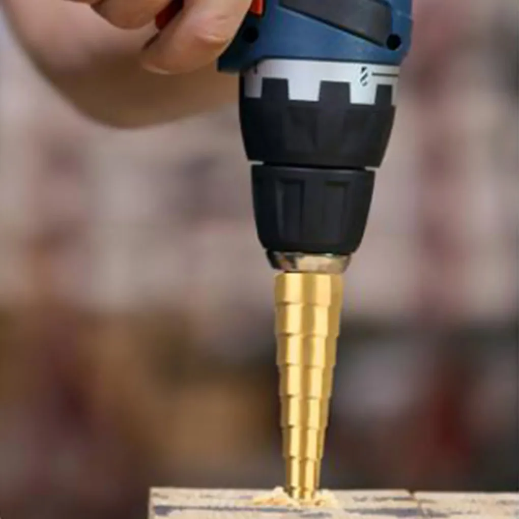 3-12mm 4-12mm 4-20mm High-Speed Steel Step Drill Bit Cone Hole Cutter Taper Metric Titanium Coated Metal Hex Core Drill Bits Set
3-12mm 4-12mm 4-20mm High-Speed Steel Step Drill Bit Cone Hole Cutter Taper Metric Titanium Coated Metal Hex Core Drill Bits Set