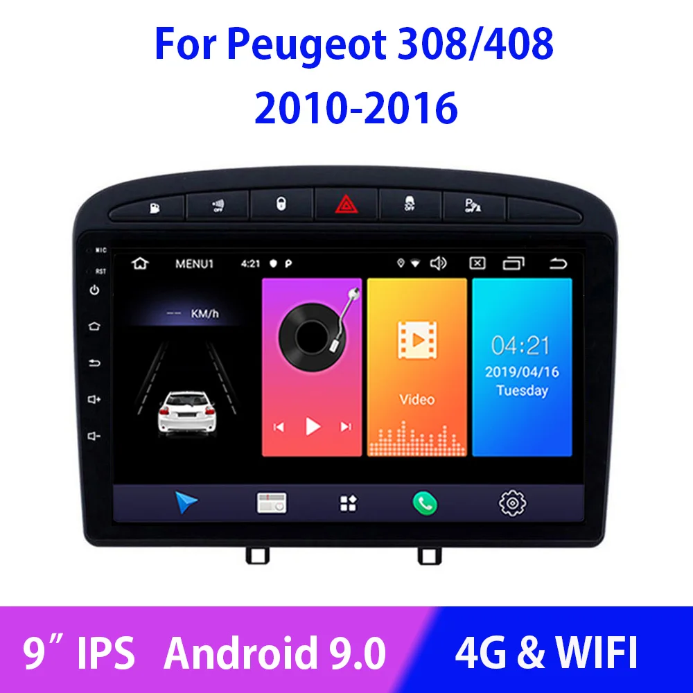Android 9.0 For Peugeot 308 408 2010-2016 Car Radio Multimedia Video Player Navigation GPS 2GB+32GB Quad-Core Split Screen WIFI
Android 9.0 For Peugeot 308 408 2010-2016 Car Radio Multimedia Video Player Navigation GPS 2GB+32GB Quad-Core Split Screen WIFI