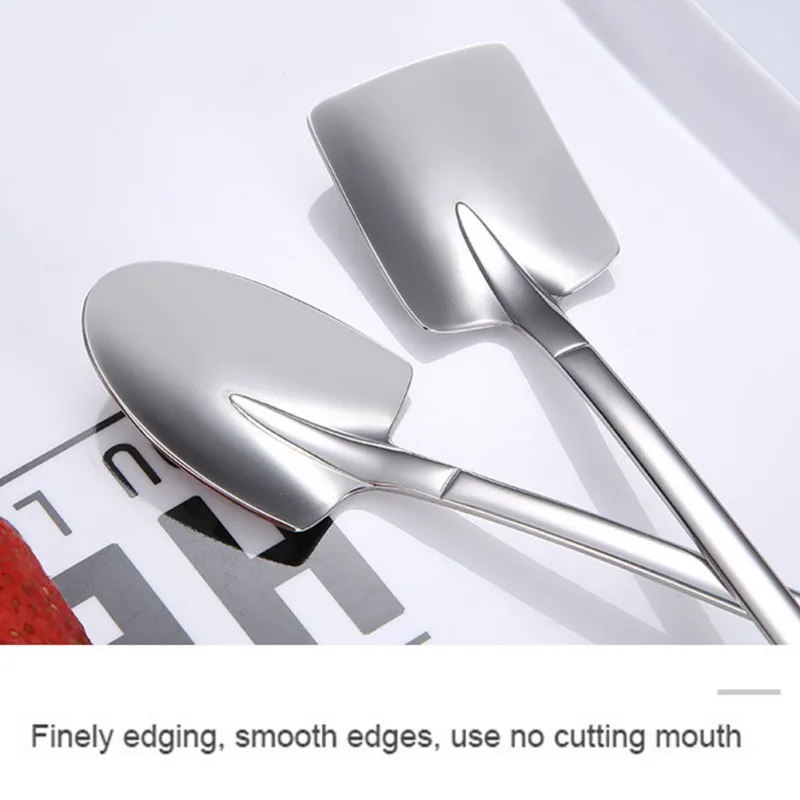 1/4PCS Shovel Spoon Multifunctional Shovel Design Creative 304 Stainless Steel Coffee Iron Scoops Dessert Ice Cream Spoon
1/4PCS Shovel Spoon Multifunctional Shovel Design Creative 304 Stainless Steel Coffee Iron Scoops Dessert Ice Cream Spoon