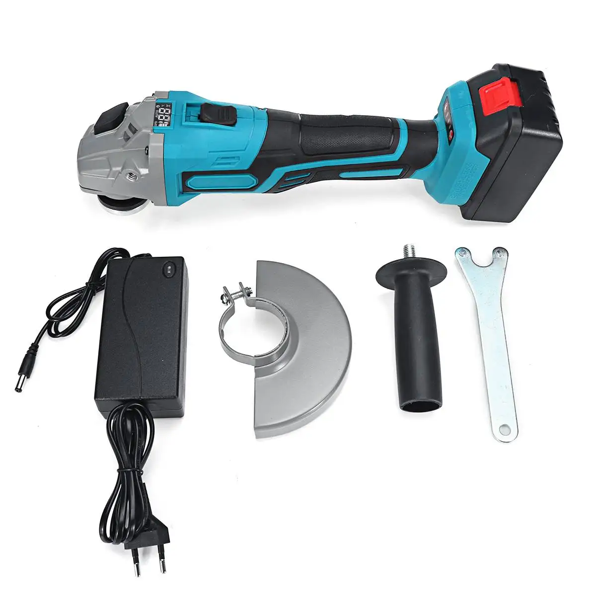 100mm/125mm 1000W Cordless Electric Angle Grinder 18V Lithium-Ion 4000mAh Battery Machine Cutting Polishing Grinding Power Tools |
