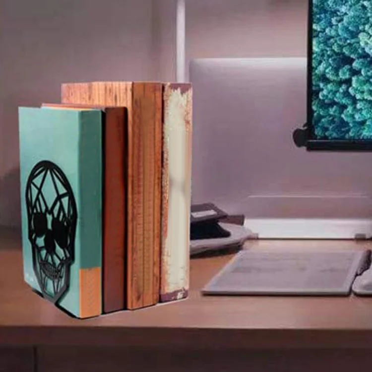 2 Pack Skull Design Black Bookend,Book Ends for Shelves Books,Book Shelf Holder Home Office Decorative Desktop Organizer
2 Pack Skull Design Black Bookend,Book Ends for Shelves Books,Book Shelf Holder Home Office Decorative Desktop Organizer