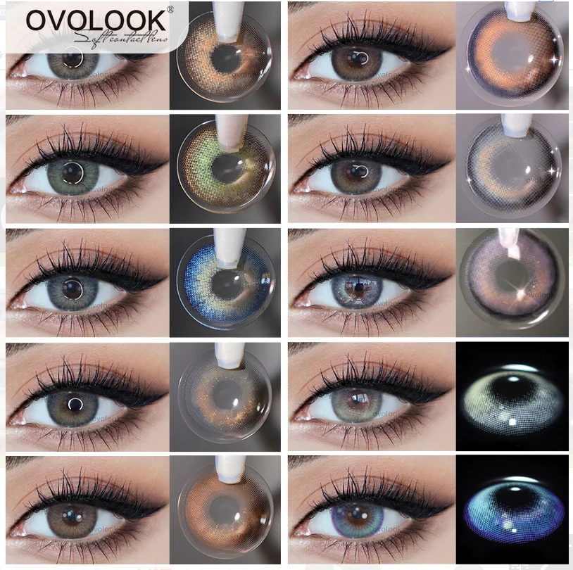 Ovolook 1 Pair (2pcs) Color 10 Tone pupils anime accessories Colored Lenses for Eyes Anime Cosmetic Eye Colored Contact Lenses
Ovolook 1 Pair (2pcs) Color 10 Tone pupils anime accessories Colored Lenses for Eyes Anime Cosmetic Eye Colored Contact Lenses