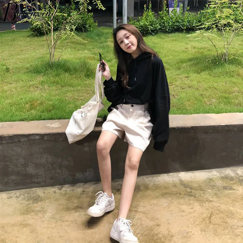 Ladies Tops Solid Japan Girl O-neck Black Loose Kawaii Womens White Cute Students Hoodies Long Sleeve Harajuku Streetwear Tops
Ladies Tops Solid Japan Girl O-neck Black Loose Kawaii Womens White Cute Students Hoodies Long Sleeve Harajuku Streetwear Tops