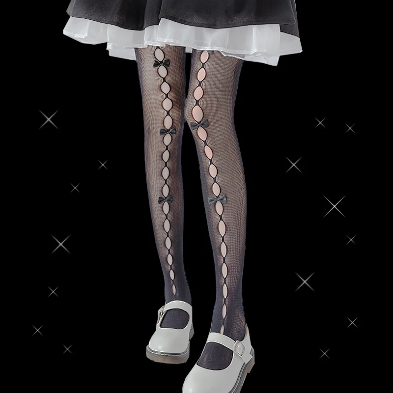 Janpanese Lolita Maiden Silk Stockings Bowknot Hollow Out Pantynose Soft Sister Sweet Cute Girl Sexy Young Woman Tight Socks
Janpanese Lolita Maiden Silk Stockings Bowknot Hollow Out Pantynose Soft Sister Sweet Cute Girl Sexy Young Woman Tight Socks