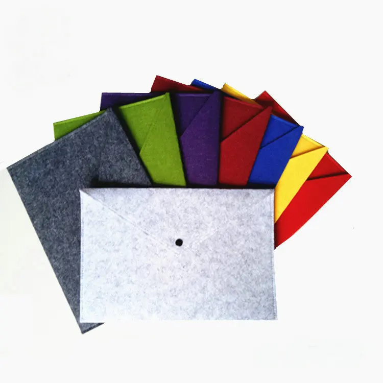 Felt File Bag A4 Size Felt Computer Bag 9 PCS Felt File Document Bag Wholesale for Student File Folders
Felt File Bag A4 Size Felt Computer Bag 9 PCS Felt File Document Bag Wholesale for Student File Folders