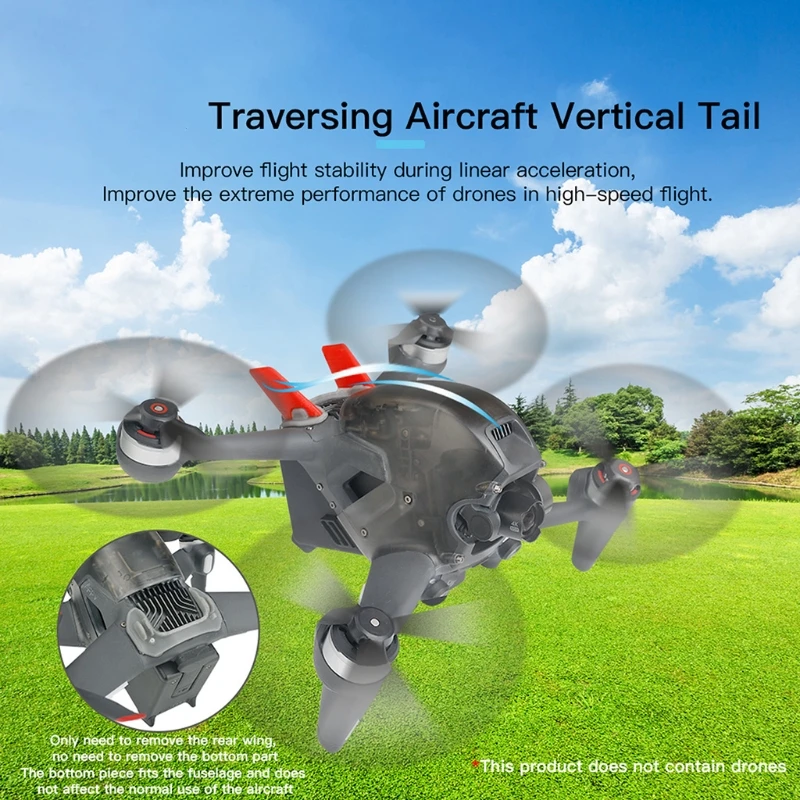 Vertical Tail Wing Kit Compatible with FPV 
Vertical Tail Wing Kit Compatible with FPV