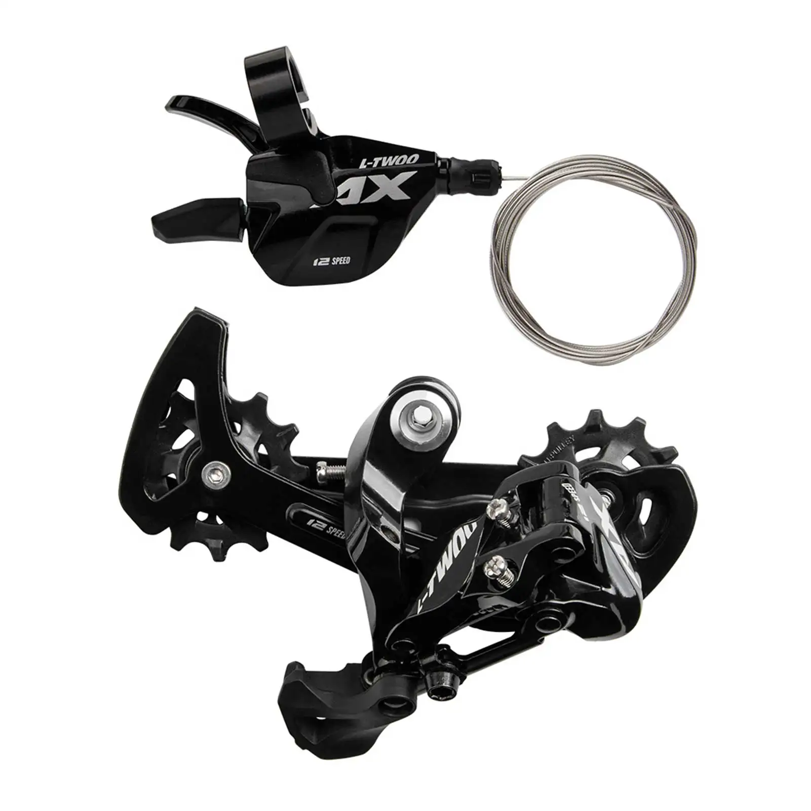 MTB 1*12 12Speed Bicycle Shifter Rear Derailleur 1x12Kit Mountain Bike 12speed Group Set For 52T 12S Cassette Bicycle Derailleur
MTB 1*12 12Speed Bicycle Shifter Rear Derailleur 1x12Kit Mountain Bike 12speed Group Set For 52T 12S Cassette Bicycle Derailleur