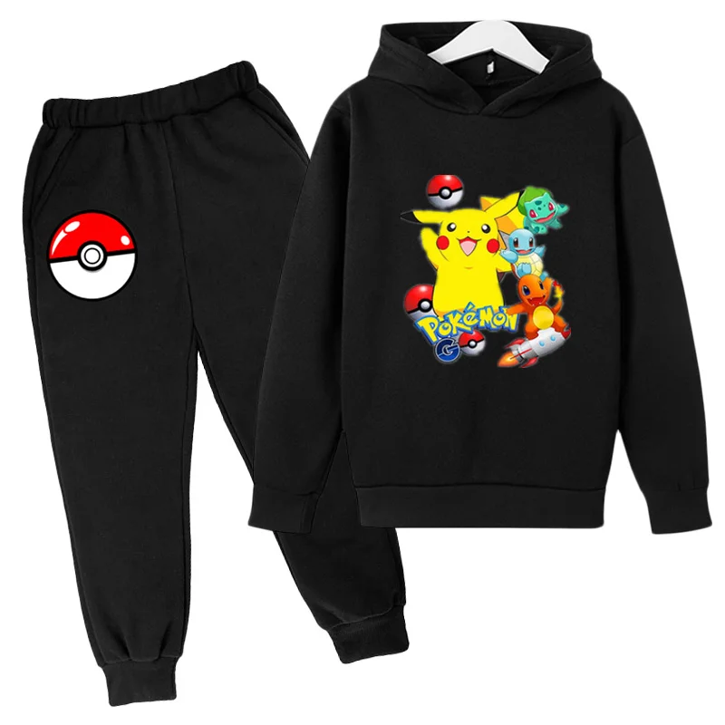 Kids Boys Girls Clothing Pokemon Sets Casual Fashion Pikachu Casual Hoodies + Pant Kids Children Baby Clothing Suit
Kids Boys Girls Clothing Pokemon Sets Casual Fashion Pikachu Casual Hoodies + Pant Kids Children Baby Clothing Suit