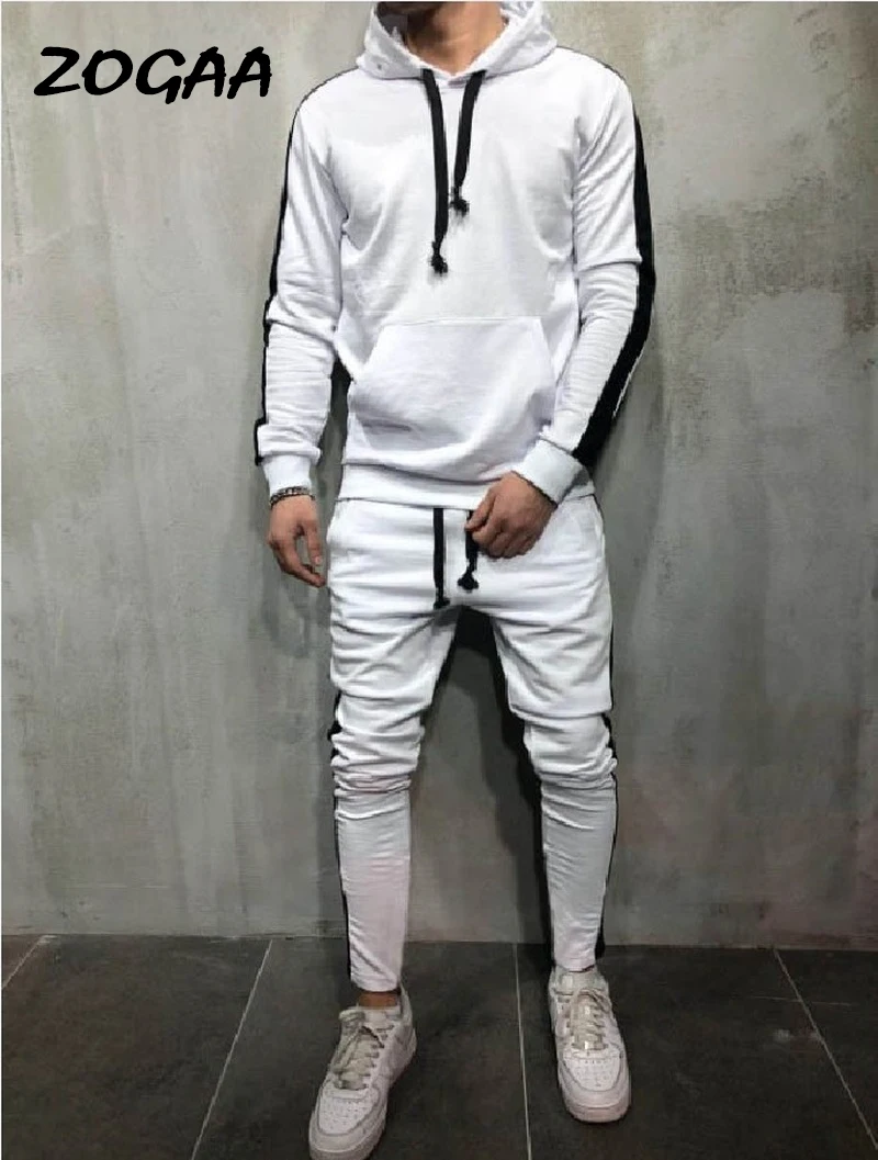 ZOGAA New 2020 2 Piece Sets Tracksuit Men Brand Autumn Winter Hooded Sweatshirt +Drawstring Pants Sporting Casual Suit
ZOGAA New 2020 2 Piece Sets Tracksuit Men Brand Autumn Winter Hooded Sweatshirt +Drawstring Pants Sporting Casual Suit