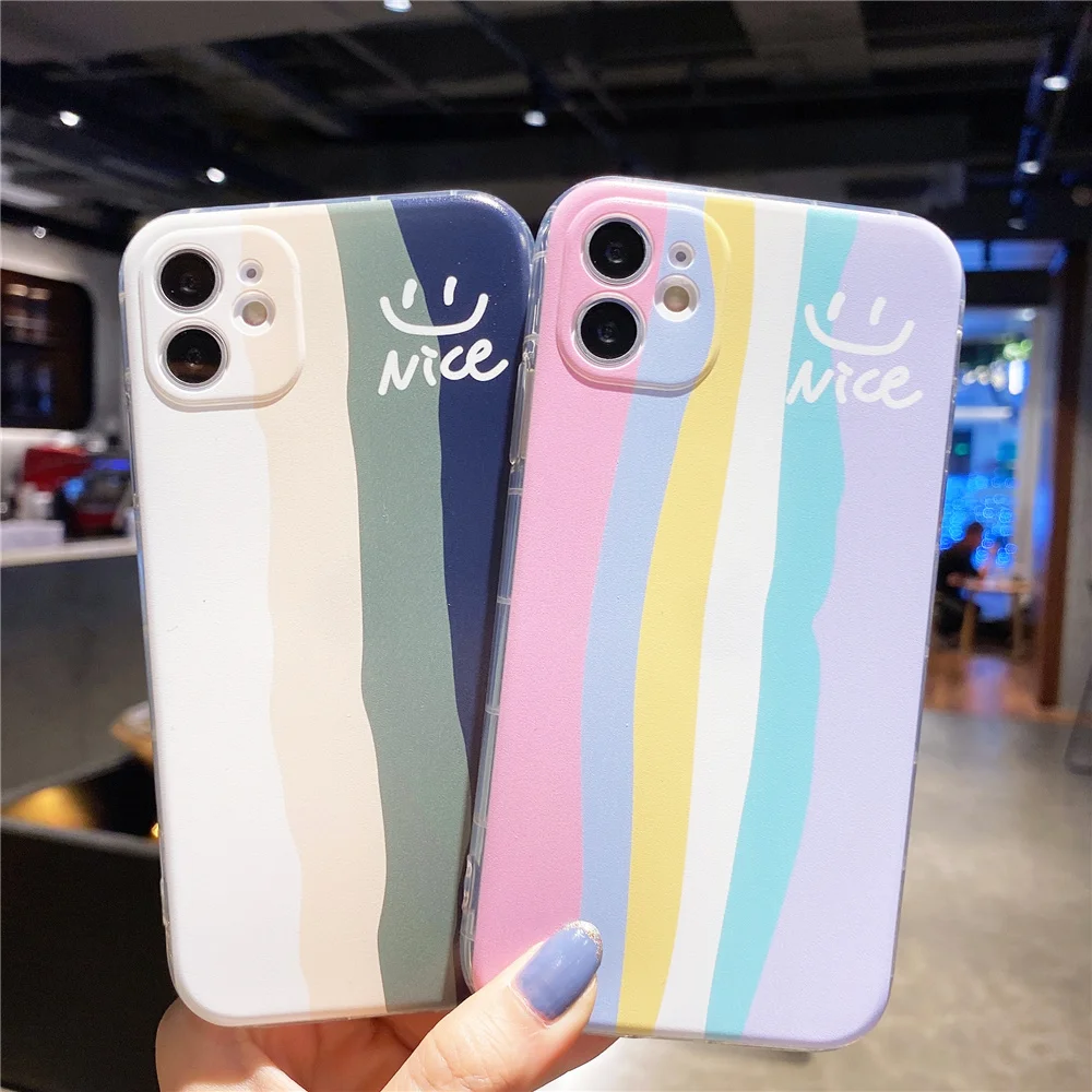 For Iphone 12 Pro Max Matte Rainbow Nice Case Soft Air Silicone Tpu Shockproof Protect Cover For Iphone 7 8 Plus X Xr Xs Max 11
For Iphone 12 Pro Max Matte Rainbow Nice Case Soft Air Silicone Tpu Shockproof Protect Cover For Iphone 7 8 Plus X Xr Xs Max 11