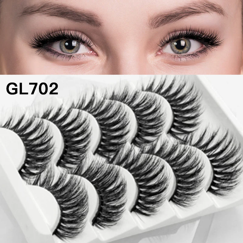 New 5 Pairs Mink Eyelashes 3D False Lashes Natural Dramatic Volume Handmade Fake Lashes Makeup Extension Soft Eye Lashes
New 5 Pairs Mink Eyelashes 3D False Lashes Natural Dramatic Volume Handmade Fake Lashes Makeup Extension Soft Eye Lashes