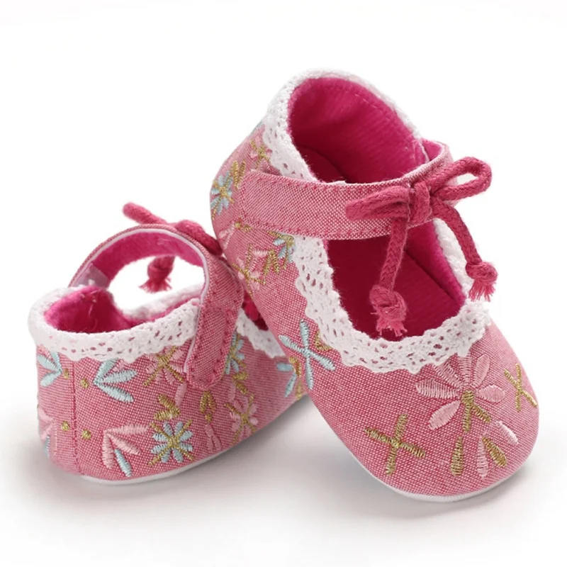 Infant Girls Breathable Shoes Floral Embroidery Anti-Slip Shoes Casual Sneakers Toddler Soft Sole First Walkers
Infant Girls Breathable Shoes Floral Embroidery Anti-Slip Shoes Casual Sneakers Toddler Soft Sole First Walkers