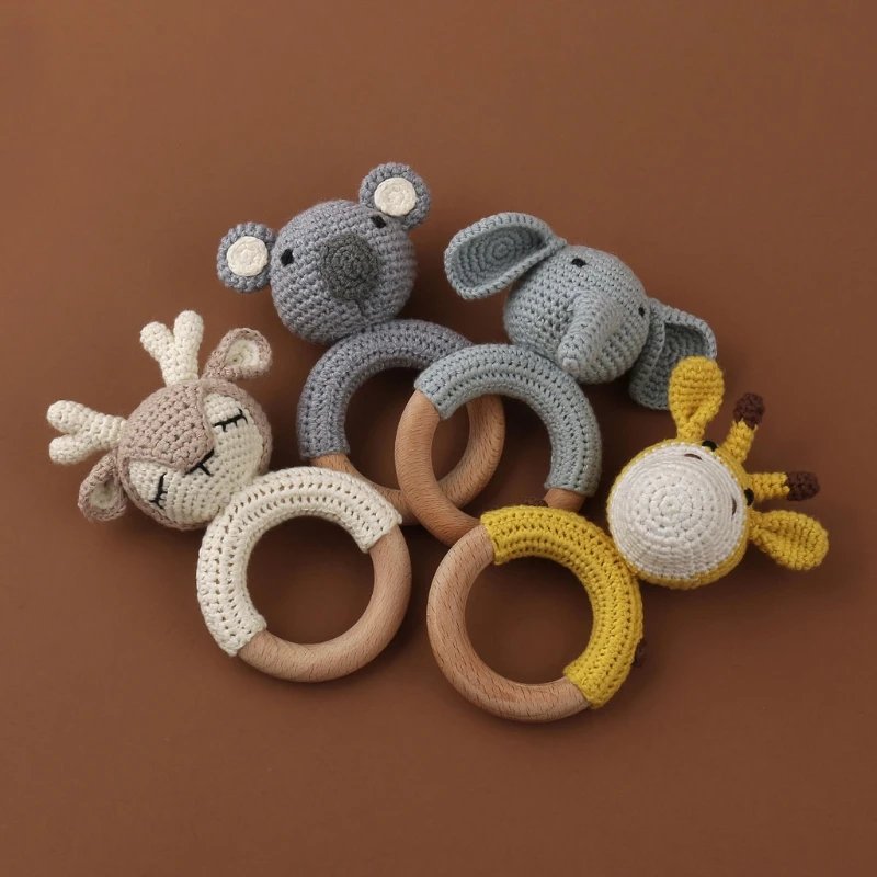 1pc Baby Teether Safe Wooden Toys Mobile Pram Crib Ring DIY Crochet Rattle Soother Teether Baby Product
1pc Baby Teether Safe Wooden Toys Mobile Pram Crib Ring DIY Crochet Rattle Soother Teether Baby Product