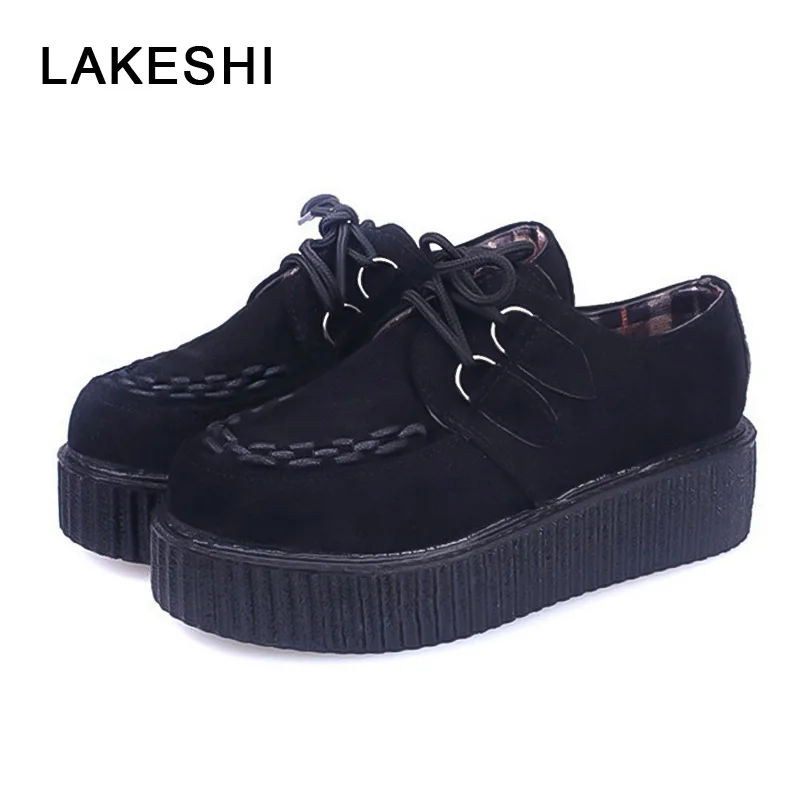 Фото LAKESHI/обувь на толстой мягкой подошве женская обувь плоской - купить