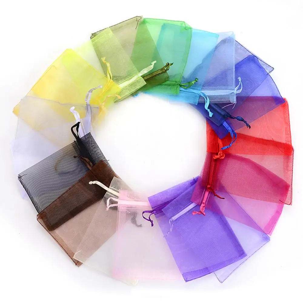 50pcs tulle Sheer Gauze Element Jewelry Bags Packing Drawable Organza Bags Wedding Gift Bags Sachet Christmas Gift Bag
50pcs tulle Sheer Gauze Element Jewelry Bags Packing Drawable Organza Bags Wedding Gift Bags Sachet Christmas Gift Bag