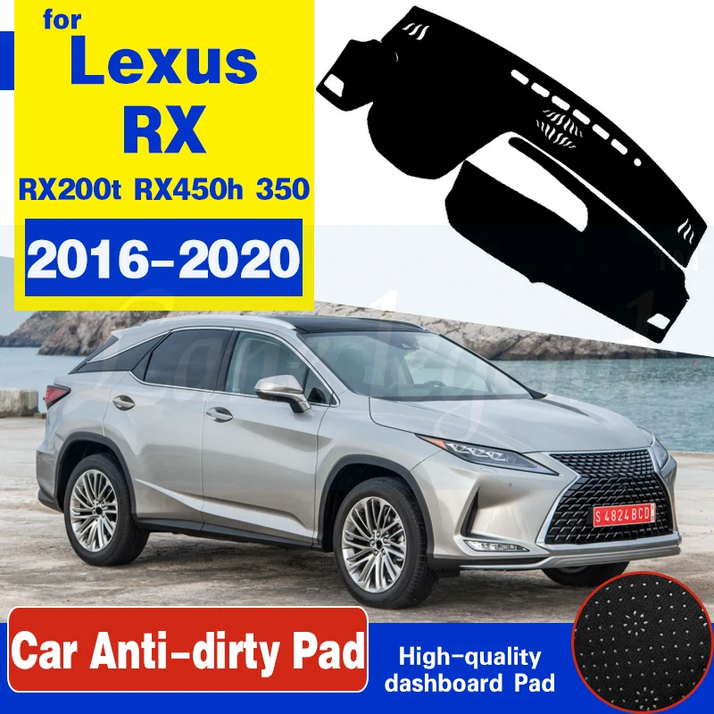 Противоскользящий коврик для Lexus RX 2016 ~ 2020 RX200t RX450h RX350 AL20 накладка на приборную