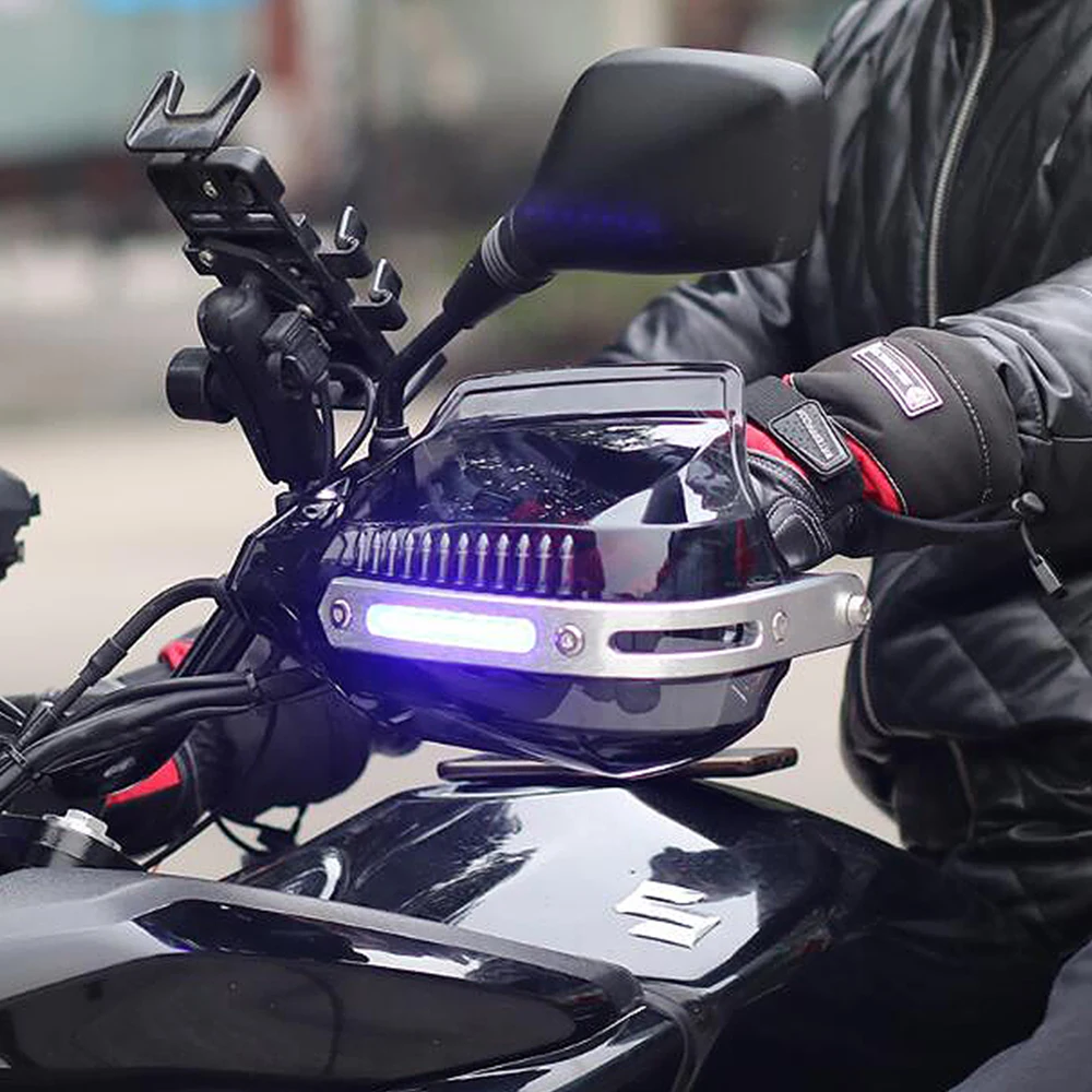 

Motorcycle Hand Guards LED Handguard Protector Windshield For HONDA Vfr 750 Blackbird Cbr1100Xx Cbr F4 Vtr 250 Cb400 Sf Nc 750X