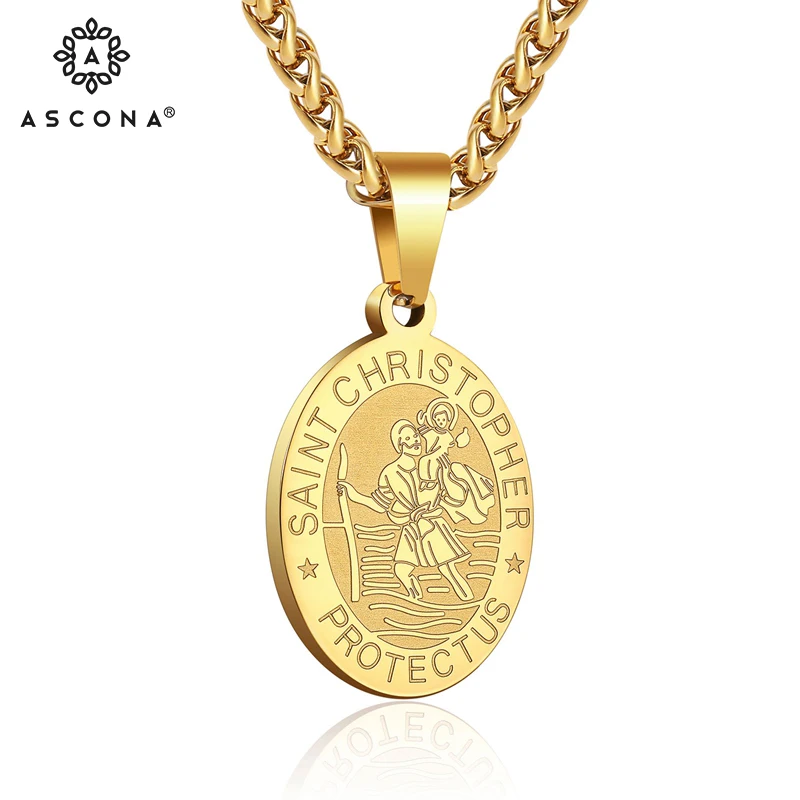 ASCONA High Quality Stainless Steel Jewelry Refined Simple Men's Necklace Retro Trend Wholesale Jewelry Religious Stories
ASCONA High Quality Stainless Steel Jewelry Refined Simple Men's Necklace Retro Trend Wholesale Jewelry Religious Stories