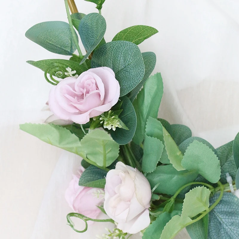 Floral Hoop Wreath Garland Artificial Rose Flower Wreath for Wedding Party Birthday Wall Window Home Decoration
Floral Hoop Wreath Garland Artificial Rose Flower Wreath for Wedding Party Birthday Wall Window Home Decoration