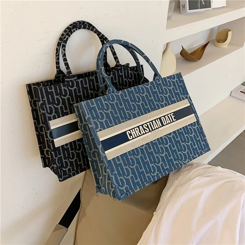 Новая модная сумка на одно плечо, Сумка с надписью, вместительная сумка для покупок, женская большая сумка 
Новая модная сумка на одно плечо, Сумка с надписью, вместительная сумка для покупок, женская большая сумка