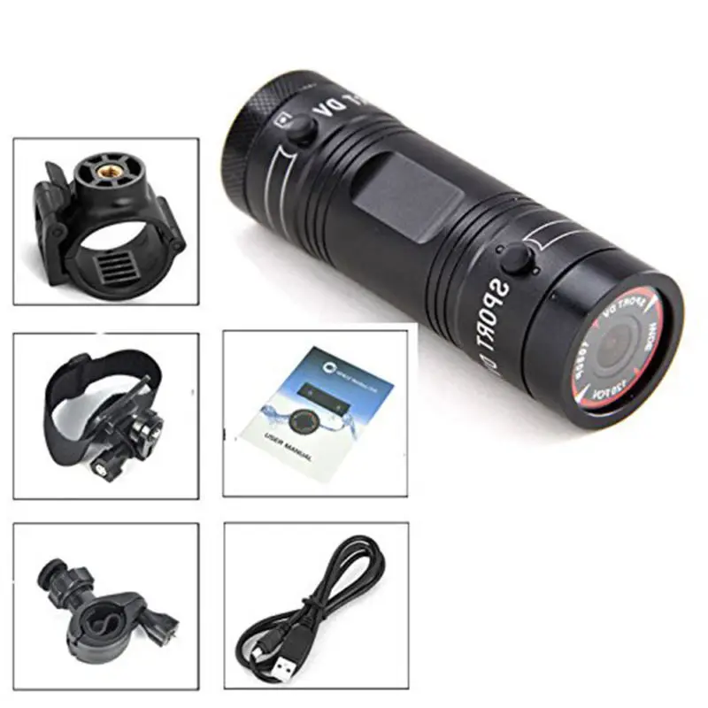 Full HD 1080P Mountain Bike/Motorcycle Helmet Action DVR Car Mini Camera Motorcycle Sports DV Camera Perfect for Outdoor Sports
Full HD 1080P Mountain Bike/Motorcycle Helmet Action DVR Car Mini Camera Motorcycle Sports DV Camera Perfect for Outdoor Sports