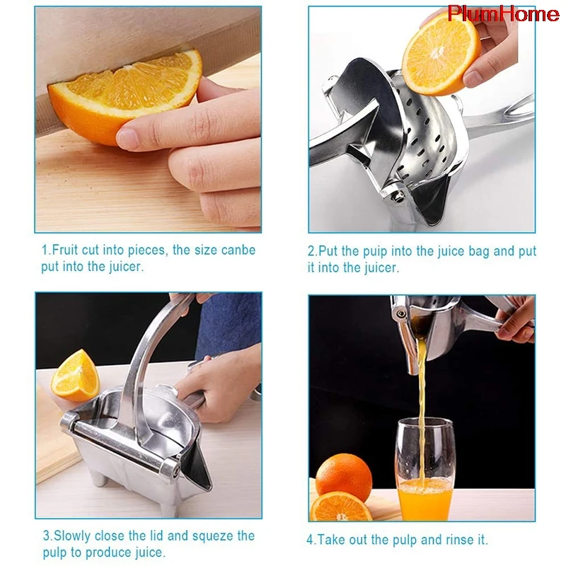Stainless Steel Lemon Squeezer Hand Juicer Pomegranate Orange Sugar Cane Juice Kitchen Fruit Tools Manual Juice Squeezer
Stainless Steel Lemon Squeezer Hand Juicer Pomegranate Orange Sugar Cane Juice Kitchen Fruit Tools Manual Juice Squeezer