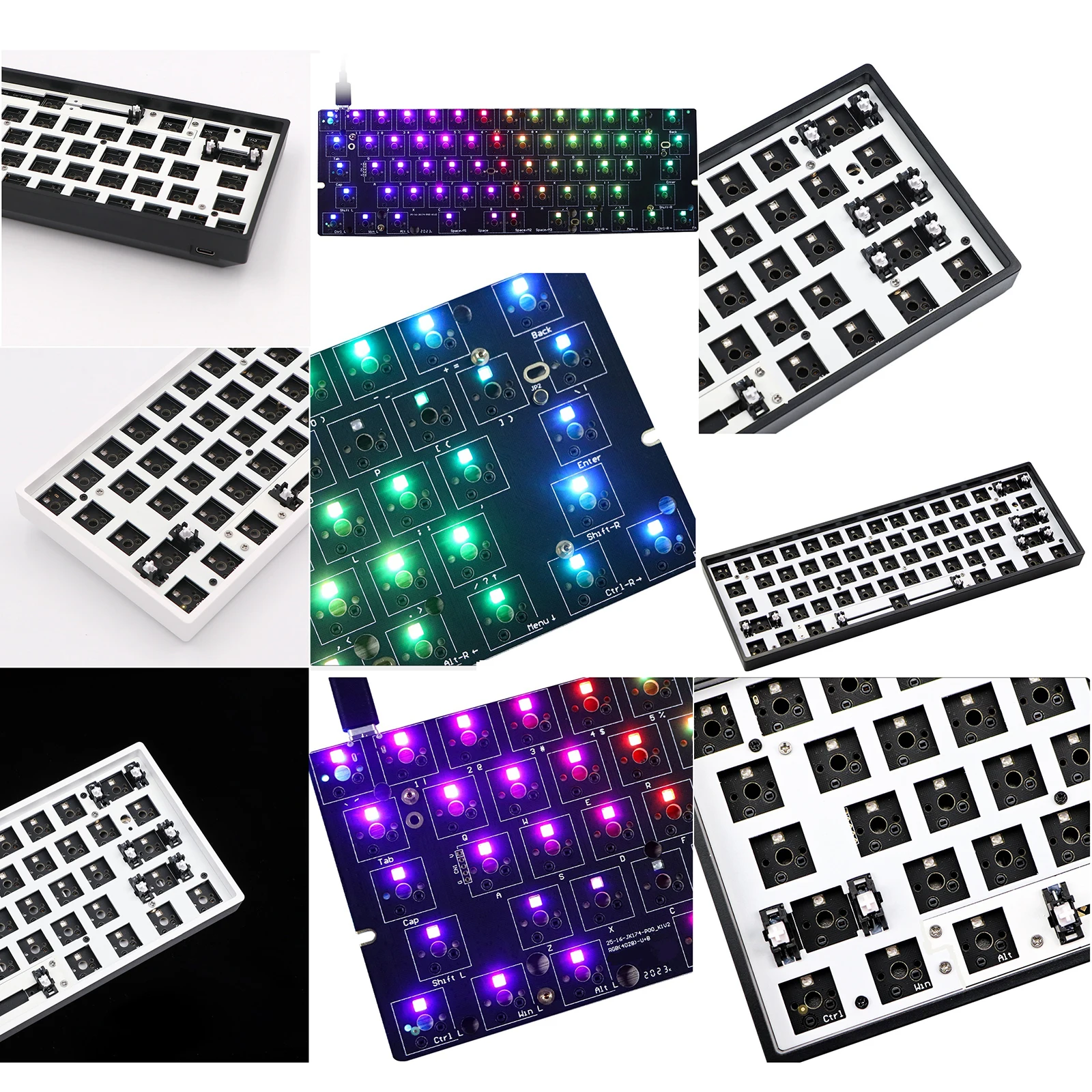 GK61X RGB Hotswap Custom DIY Kit fits for 60% Keyboard PCB Plate Cherry MX Switches
GK61X RGB Hotswap Custom DIY Kit fits for 60% Keyboard PCB Plate Cherry MX Switches