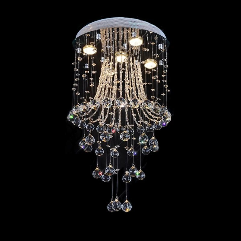 Crystal modern Empire traditional loft chandelier with GU10 4 lights for bedroom living room hotel lobby restaurant hall office
Crystal modern Empire traditional loft chandelier with GU10 4 lights for bedroom living room hotel lobby restaurant hall office