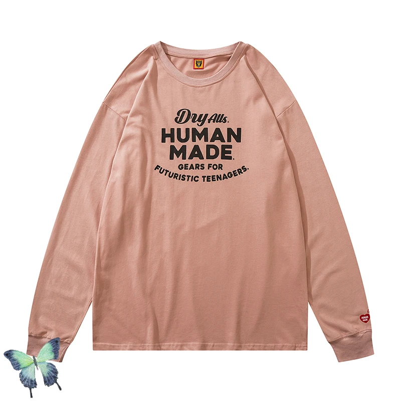 Pink Human Made T Shirt Long Sleeve Men Women Humanmade T-shirt
Pink Human Made T Shirt Long Sleeve Men Women Humanmade T-shirt
