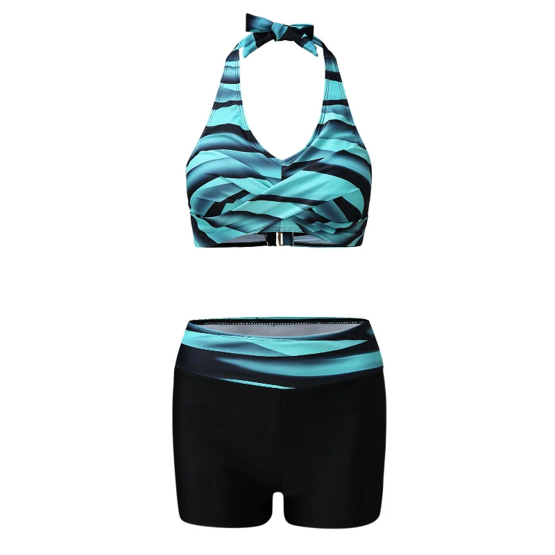 Green Striped Print Bikini Set Halter Tie Dye Swimwear Sexy Plus Size Beach Swimsuit Women Push Up Bathing Suit Women Trajes
Green Striped Print Bikini Set Halter Tie Dye Swimwear Sexy Plus Size Beach Swimsuit Women Push Up Bathing Suit Women Trajes