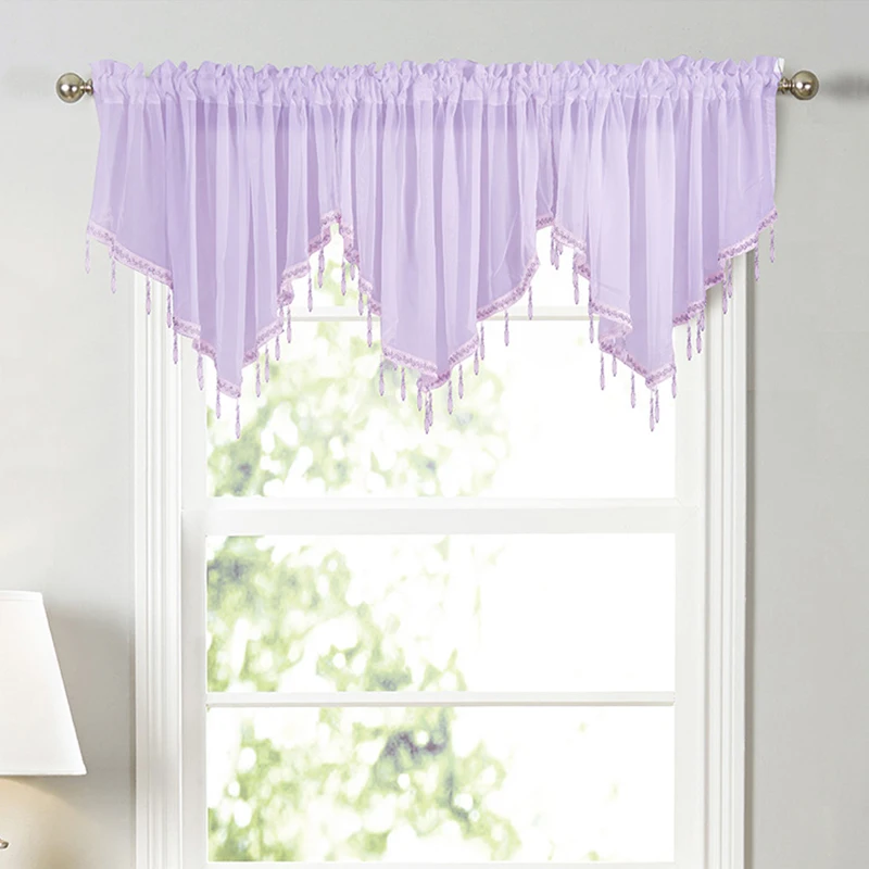 1pc Solid Color Triangel Window Streamers Window Curtains Home Windows Decoration Tassel Curtain
1pc Solid Color Triangel Window Streamers Window Curtains Home Windows Decoration Tassel Curtain