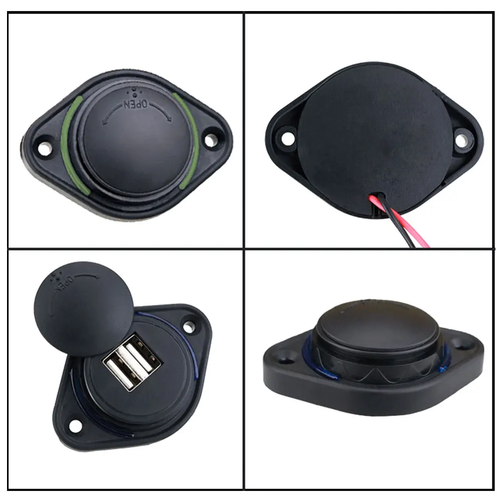 New dual USB car charger Waterproof plane slider 3.1A 12-24V Power Adapter For Car Auto Motorcycle Boat Bus modification
New dual USB car charger Waterproof plane slider 3.1A 12-24V Power Adapter For Car Auto Motorcycle Boat Bus modification