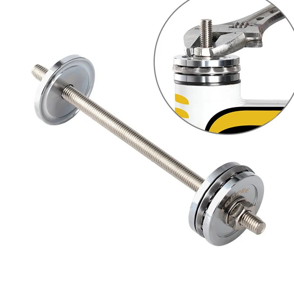 1-1/8in Bicycle Headset Installation Tool Integrated Bearing Design High Quality Steel MTB Bike Headset Installation Repair Tool
1-1/8in Bicycle Headset Installation Tool Integrated Bearing Design High Quality Steel MTB Bike Headset Installation Repair Tool