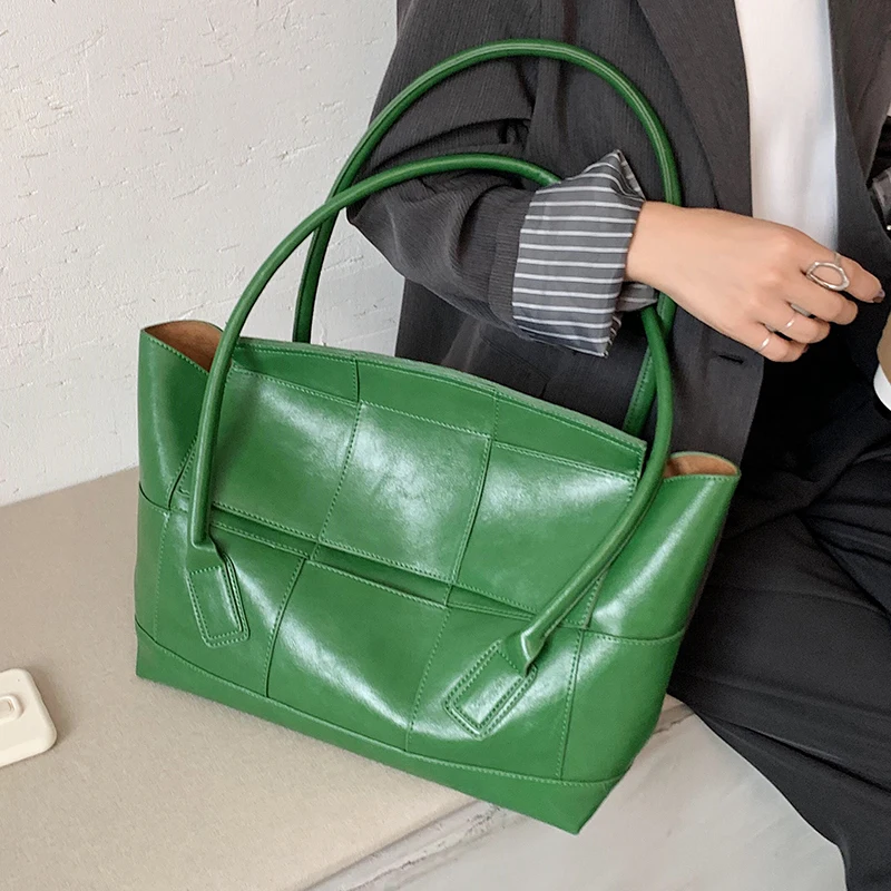 Large PU Leather Shoulder Bags 2021 Women's Bag Trend Elegant Handbags Female Travel Totes Lady Fashion Hand Bag Designer
Large PU Leather Shoulder Bags 2021 Women's Bag Trend Elegant Handbags Female Travel Totes Lady Fashion Hand Bag Designer